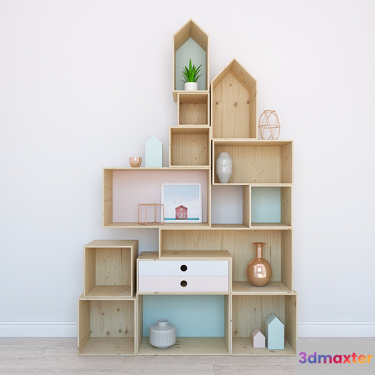 Shelves with decor - No.2