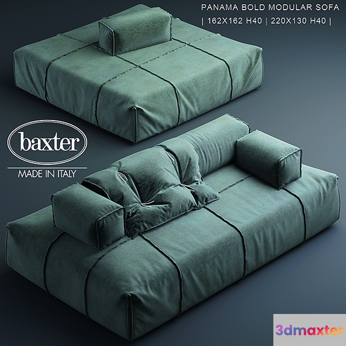 Sofa baxter PANAMA BOLD MODULAR SOFA