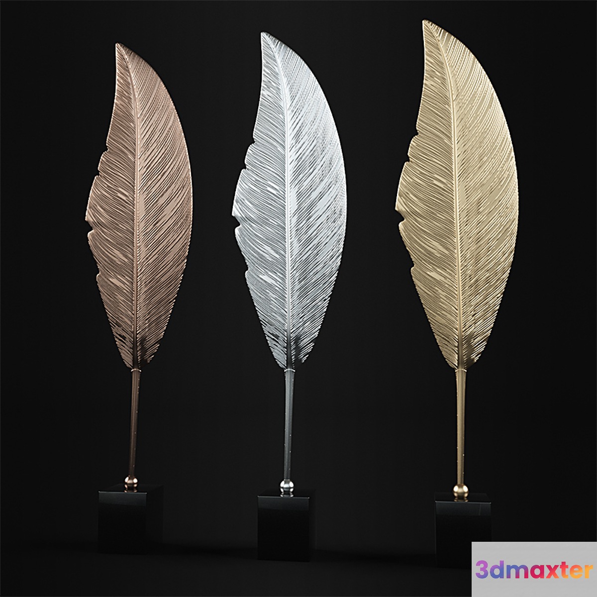 Paradise Leaf Sculpture 3D Max