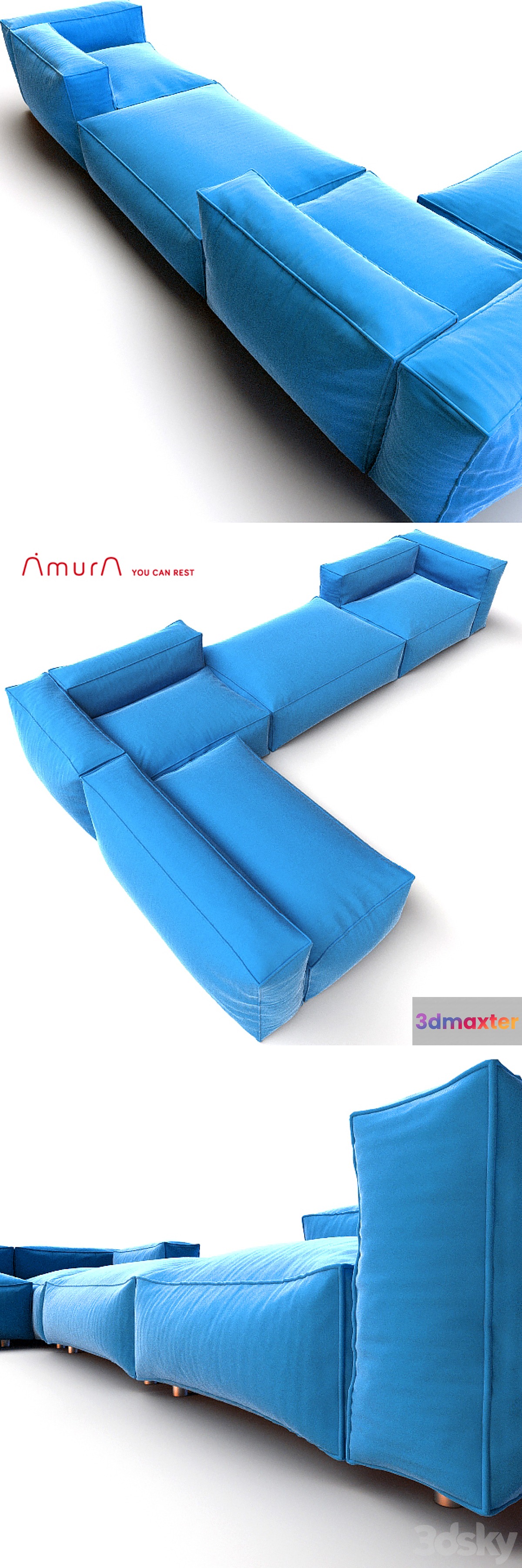 Contempo Amura Davis set 01 3D Max