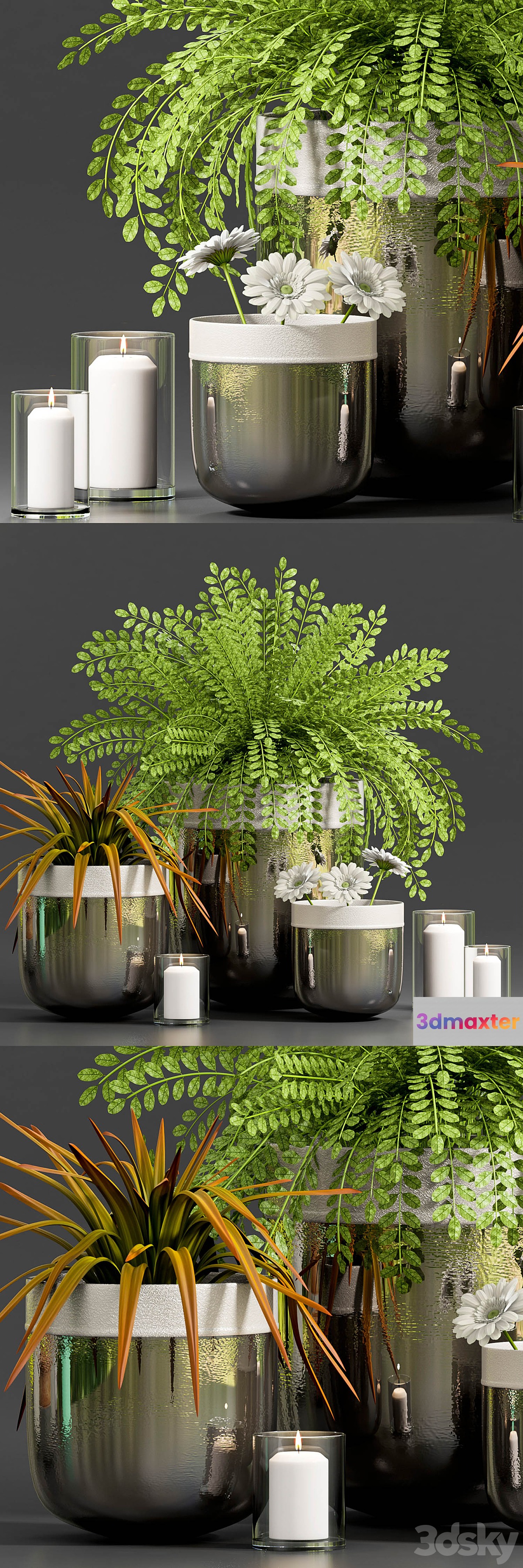 DECORATIVE PLANT WITH GERBERA FLOWER