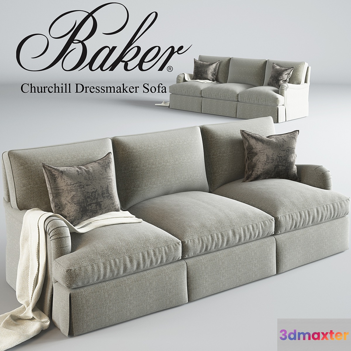 Baker_Churchill Dressmaker Sofa No. 6122S - No.3