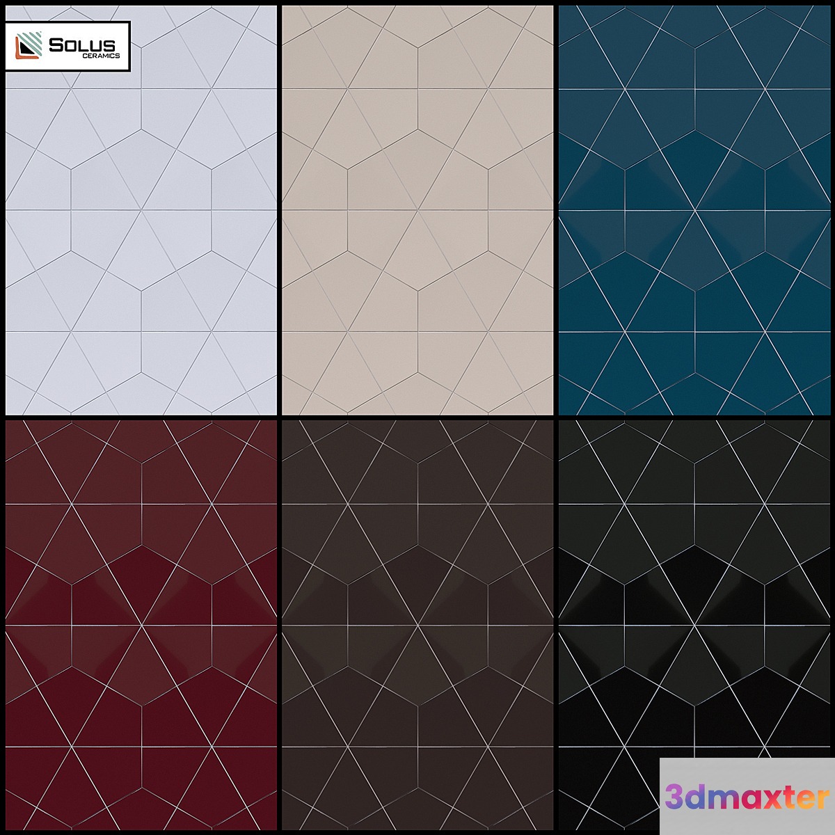 The Diamond Wall Collection by Solus Ceramics