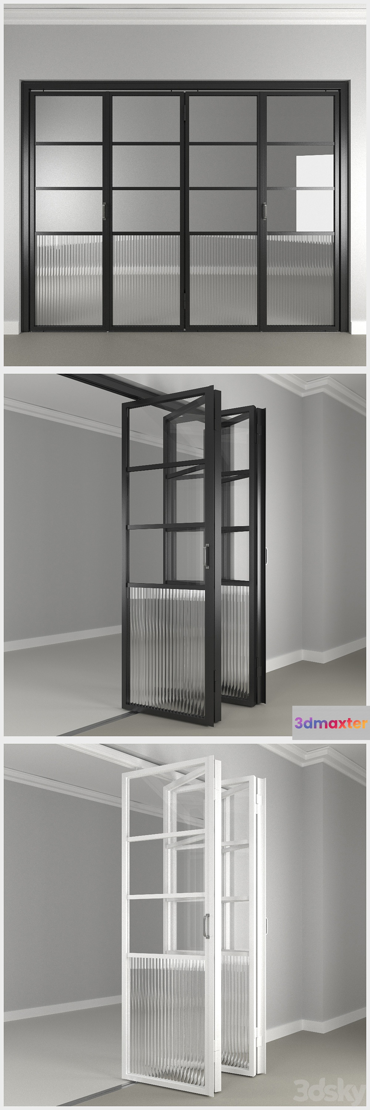 SLIM FRAME folding door MOD 02