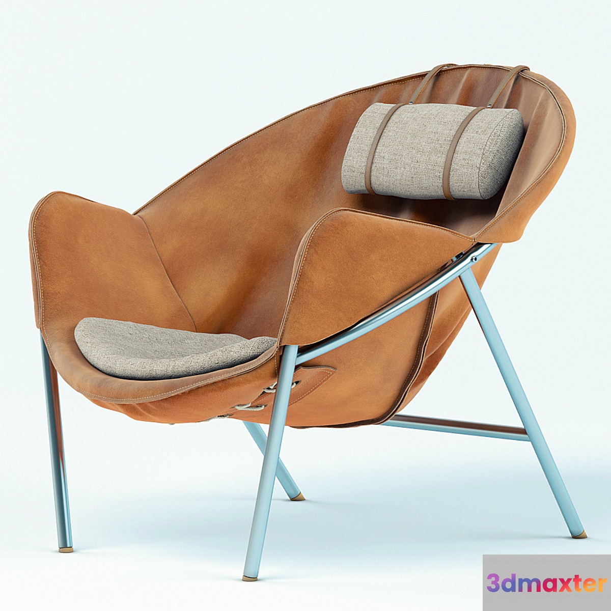 Erik Ole Jorgensen lounge chair 3D Max
