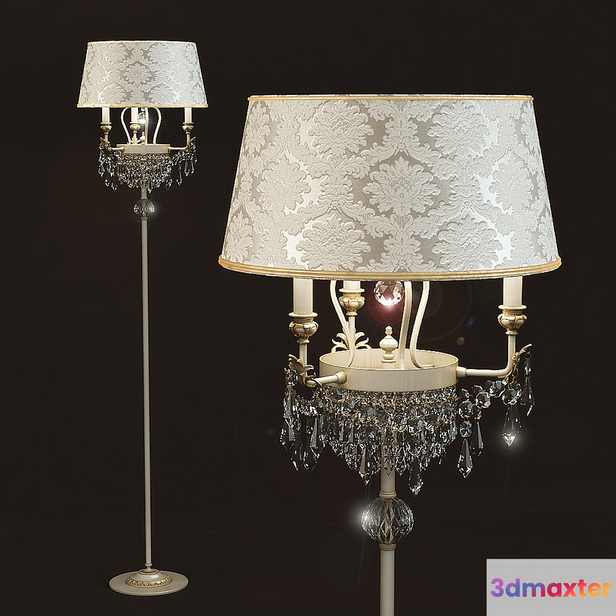 Floor lamp Masiero GLASSE 4010 STL3 P01