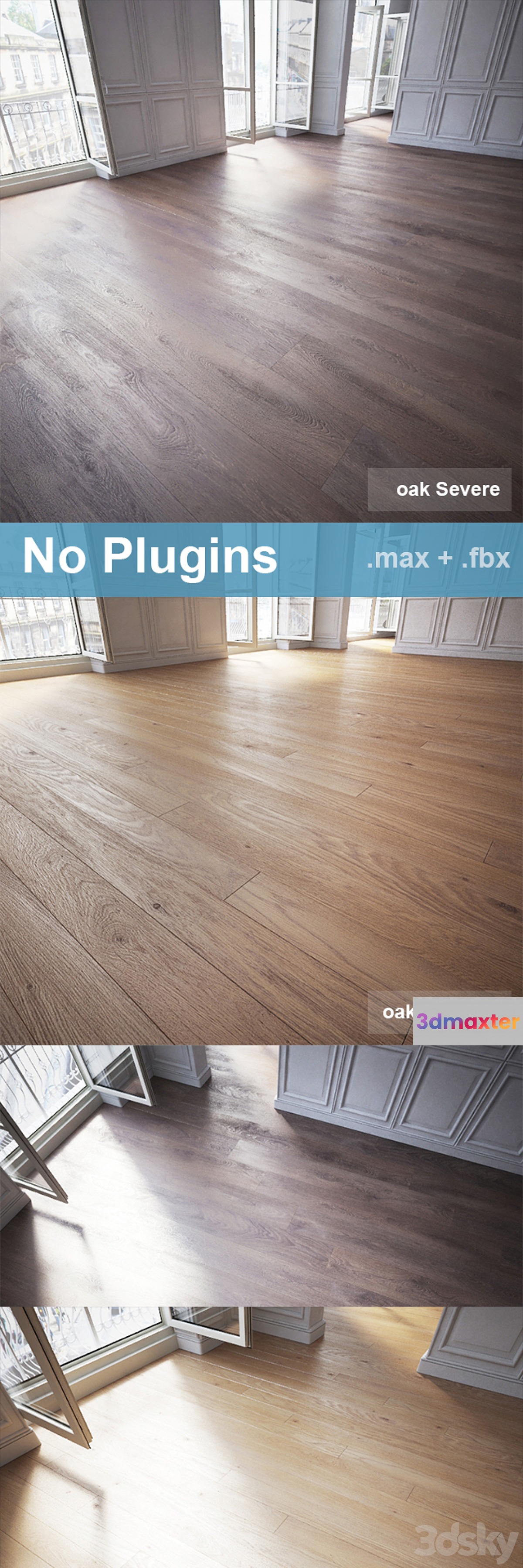 Parquet (2 species without the use of plug-ins)