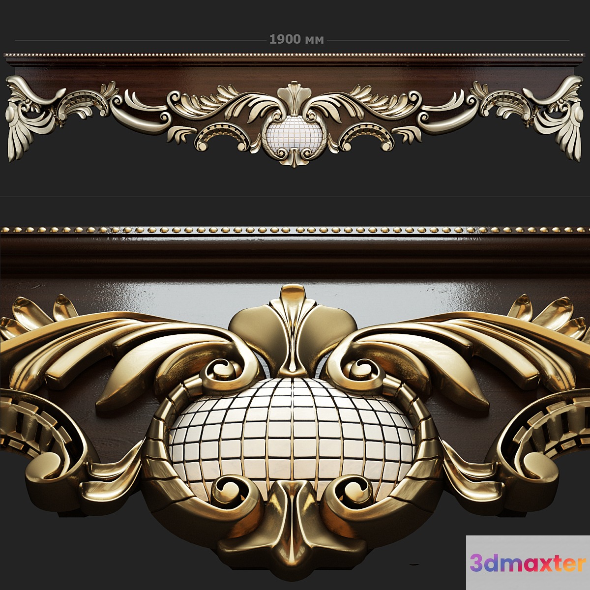 Cornice classic. 3D Max