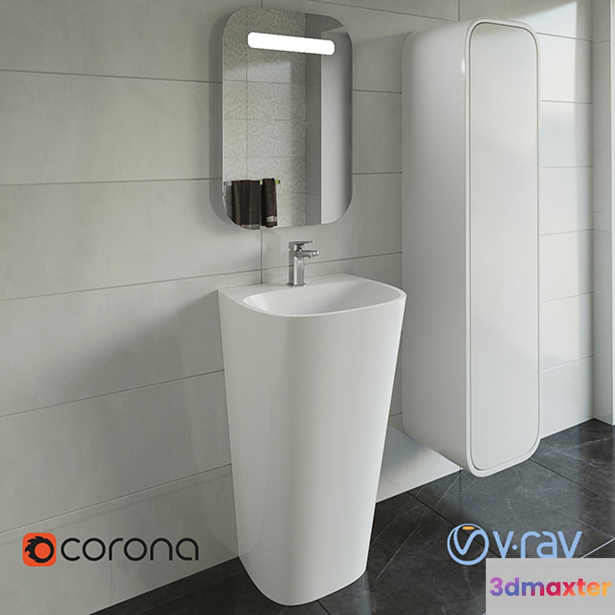 Washbasin DEA 3D Max