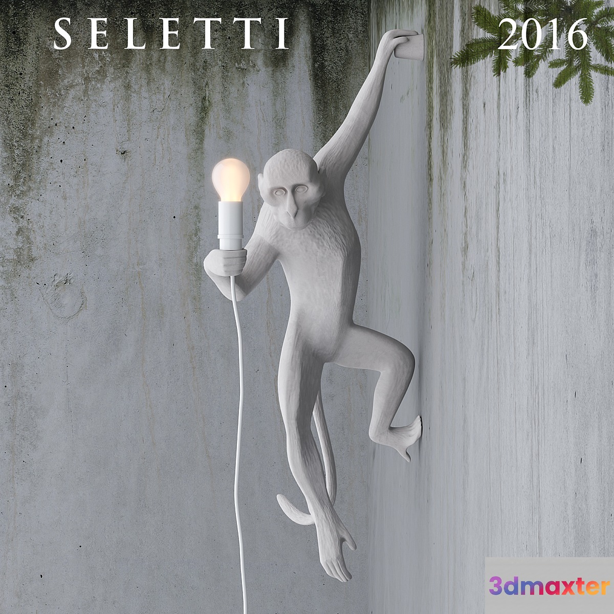 Hanging Monkey wall lamp