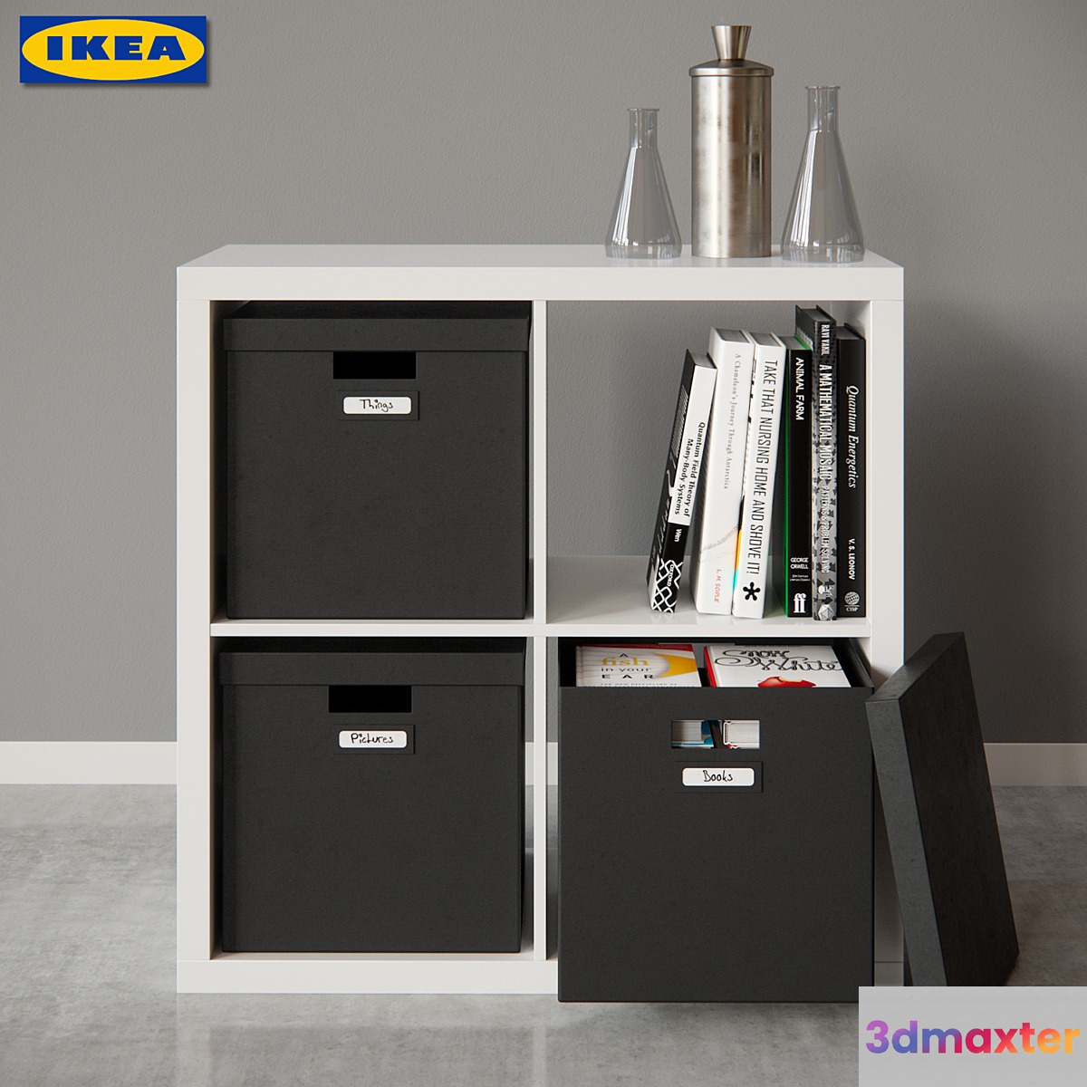 KALLAX Shelving Unit & TJENA