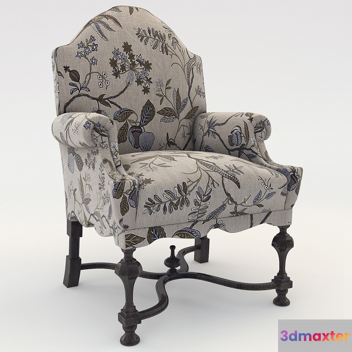 William & Mary Armchair