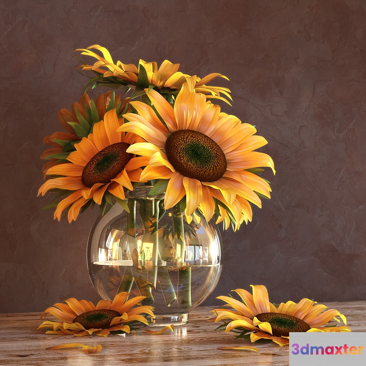 Sunflowers in a Vase