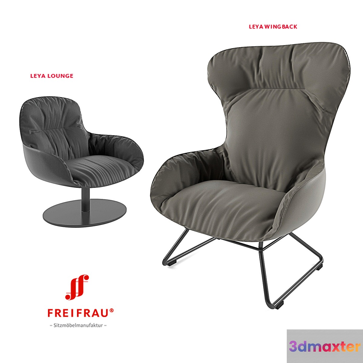 Leya wingback - No.3 3D Max