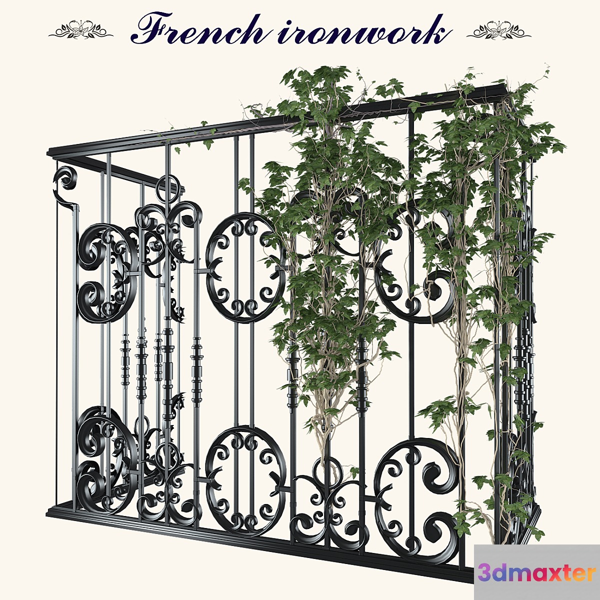 French ironwork 3D Max