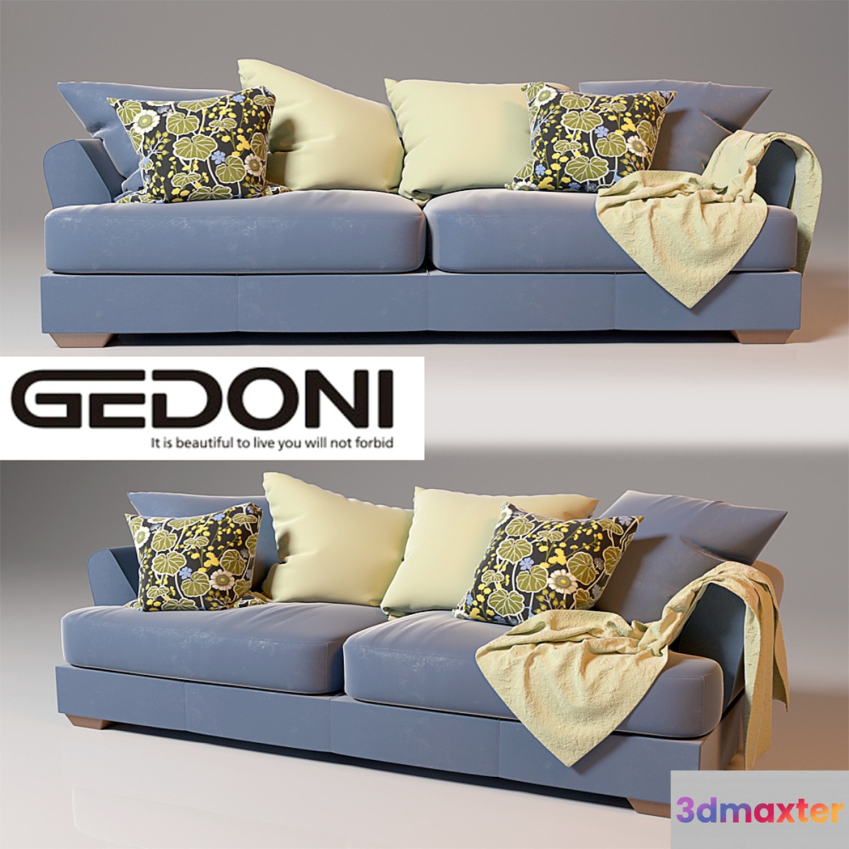 sofa Gedoni 3D Max