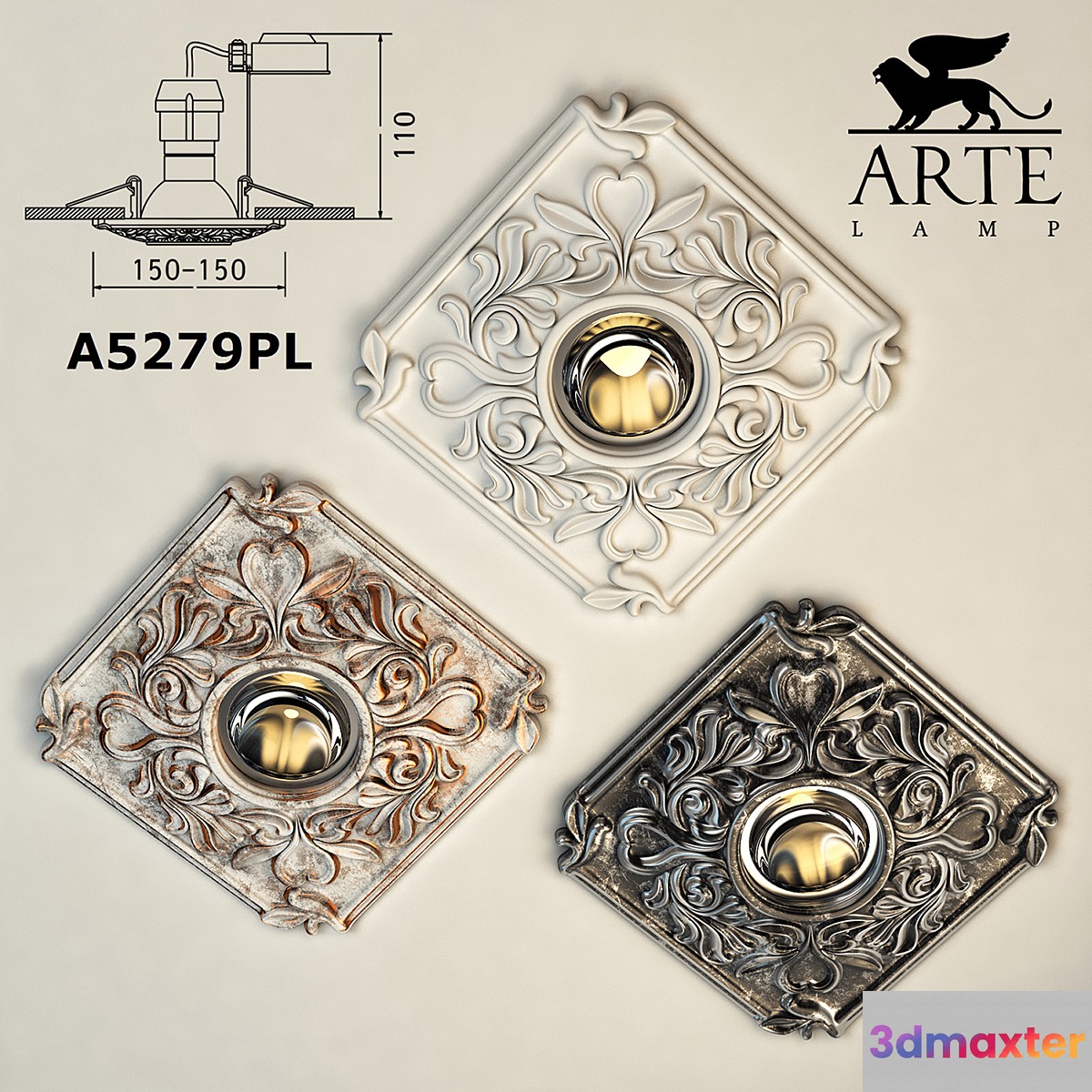 ARTE LAMP A5279PL 3D Max