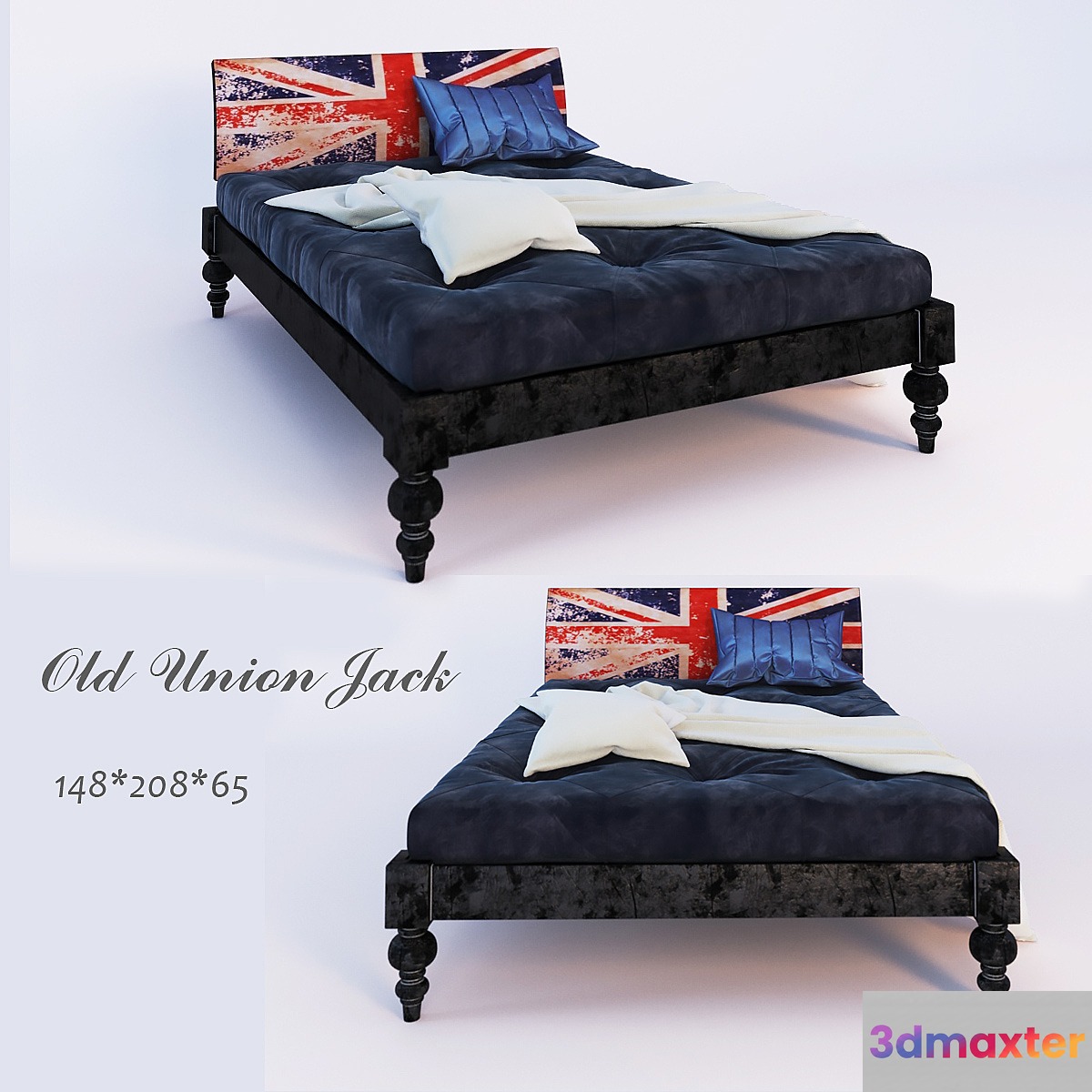 Old Union Jack bed