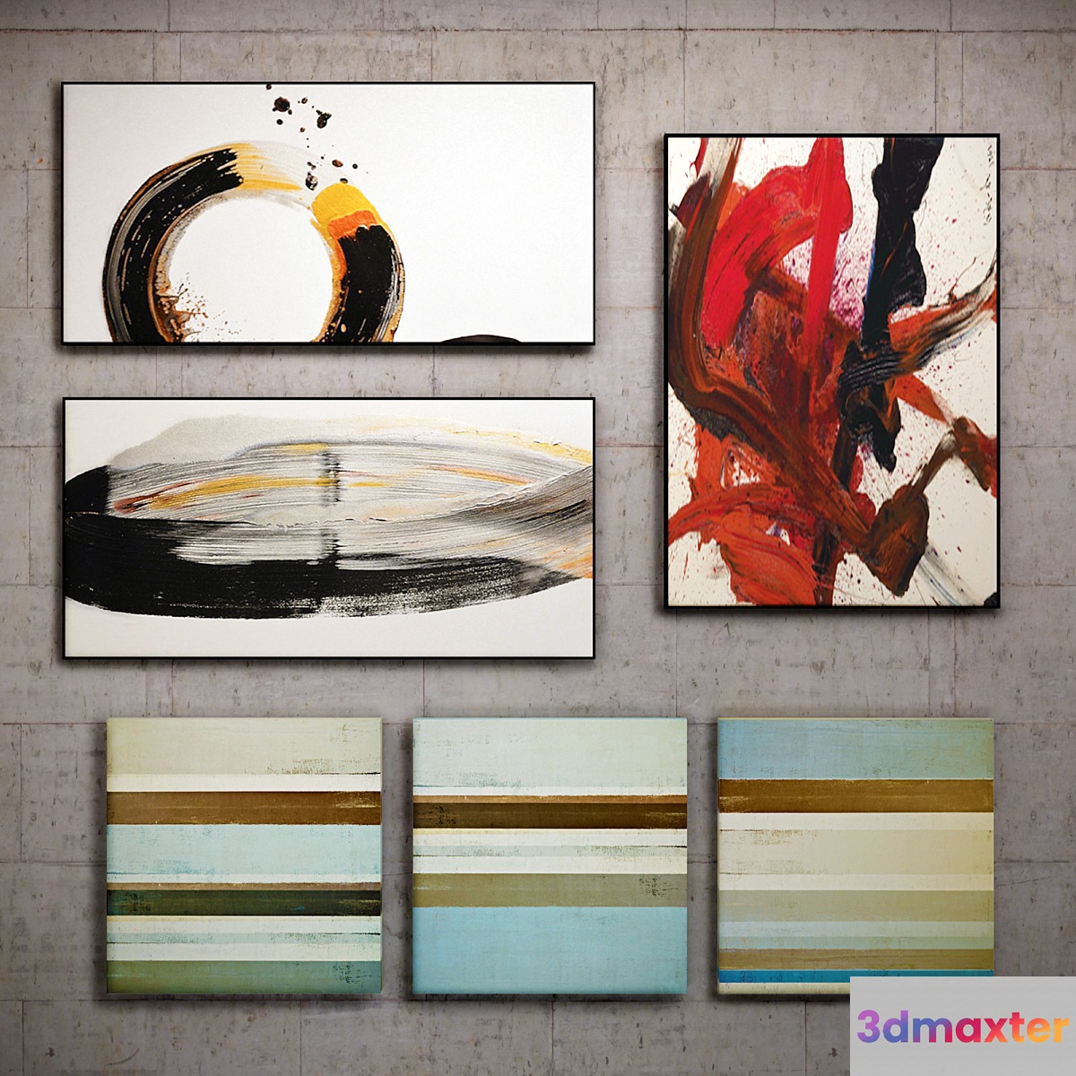 The picture in the frame: a collection of 43. Abstract - No.2