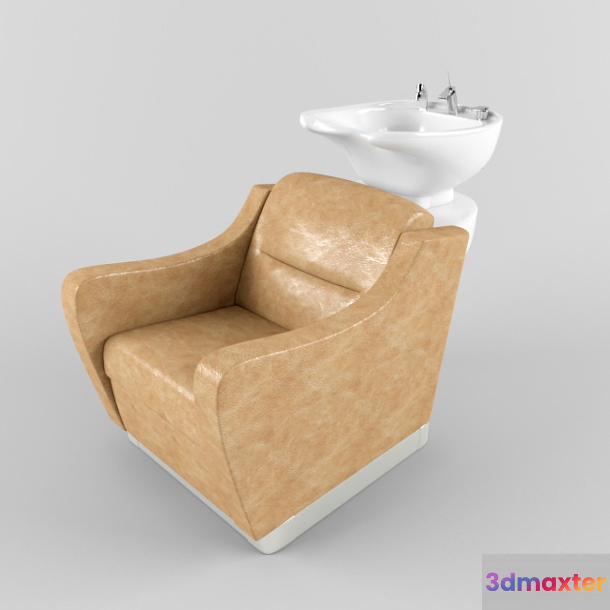 Washing hair salon with armchair 
