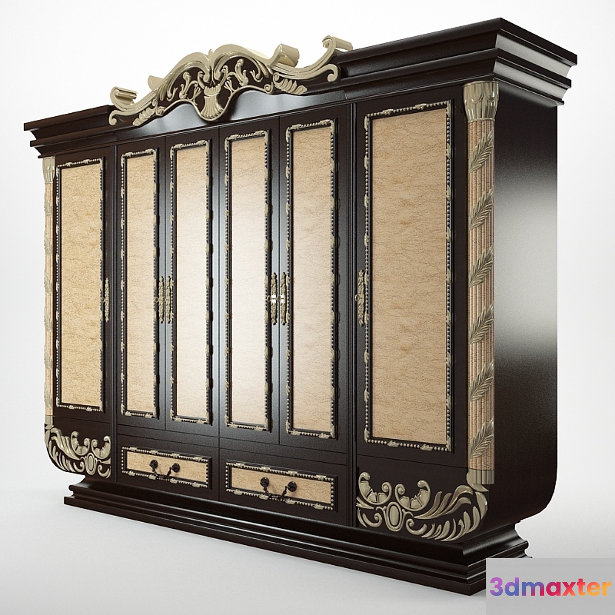 Wardrobe in oriental style