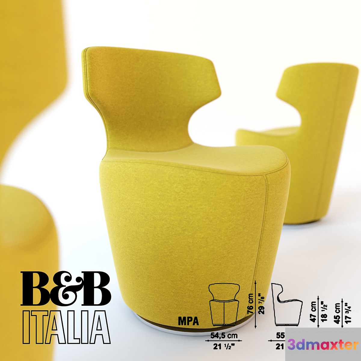 Mini Papilio Chair 3D Max