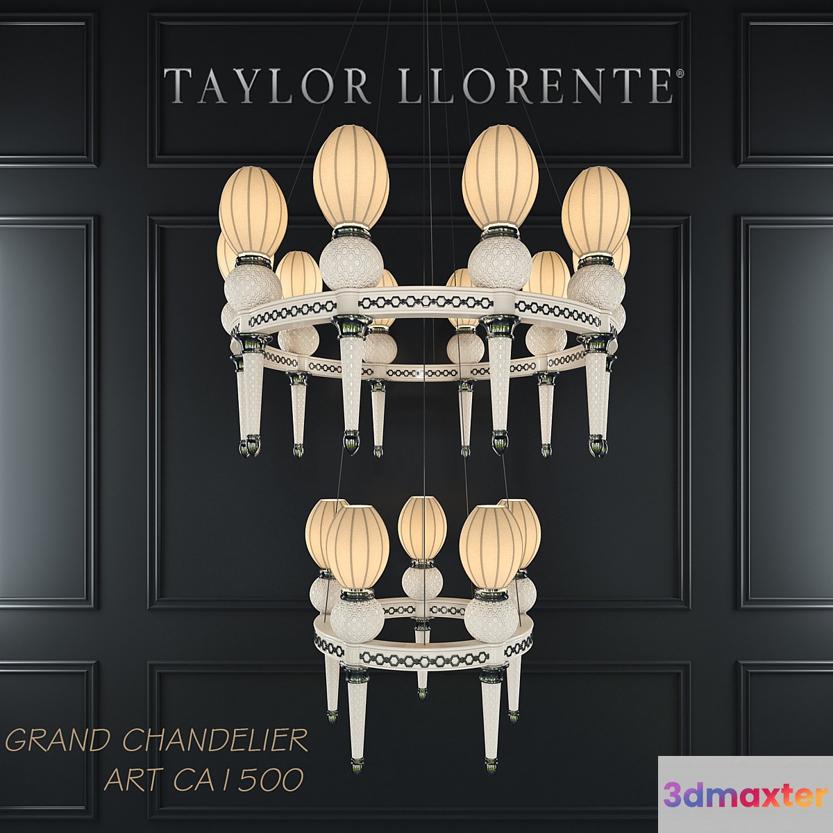 GRAND CHANDELIER ART CA1500 3D Max