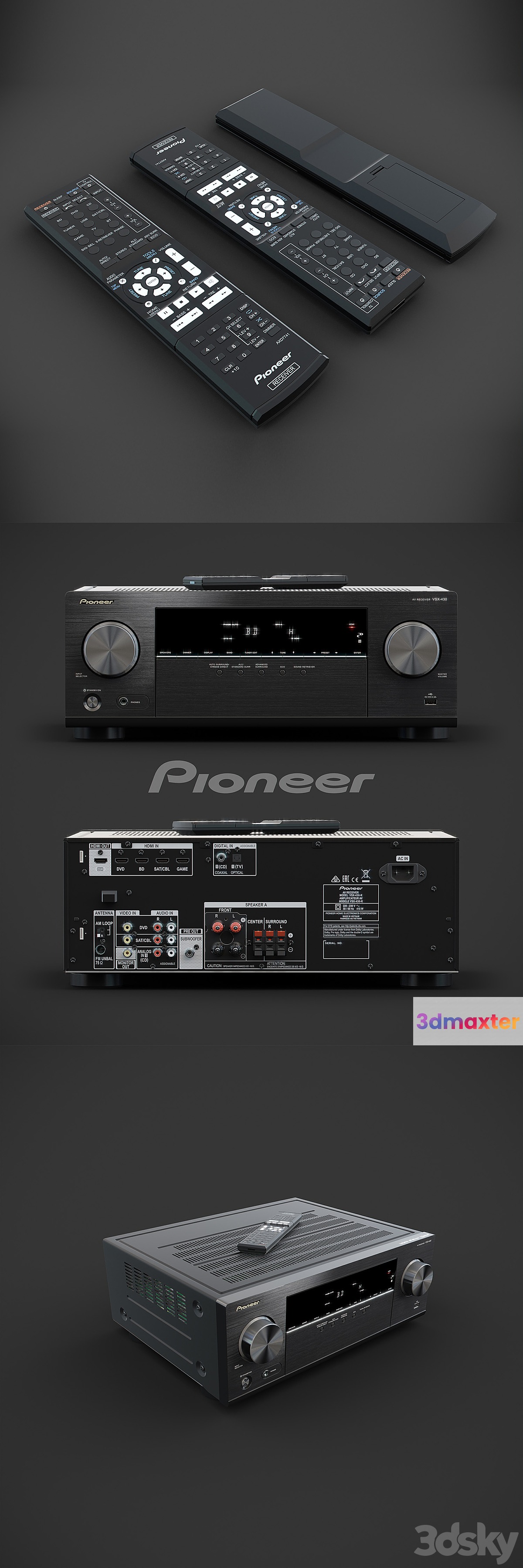 Pioneer AV-receiver VSX-430-K - No.2