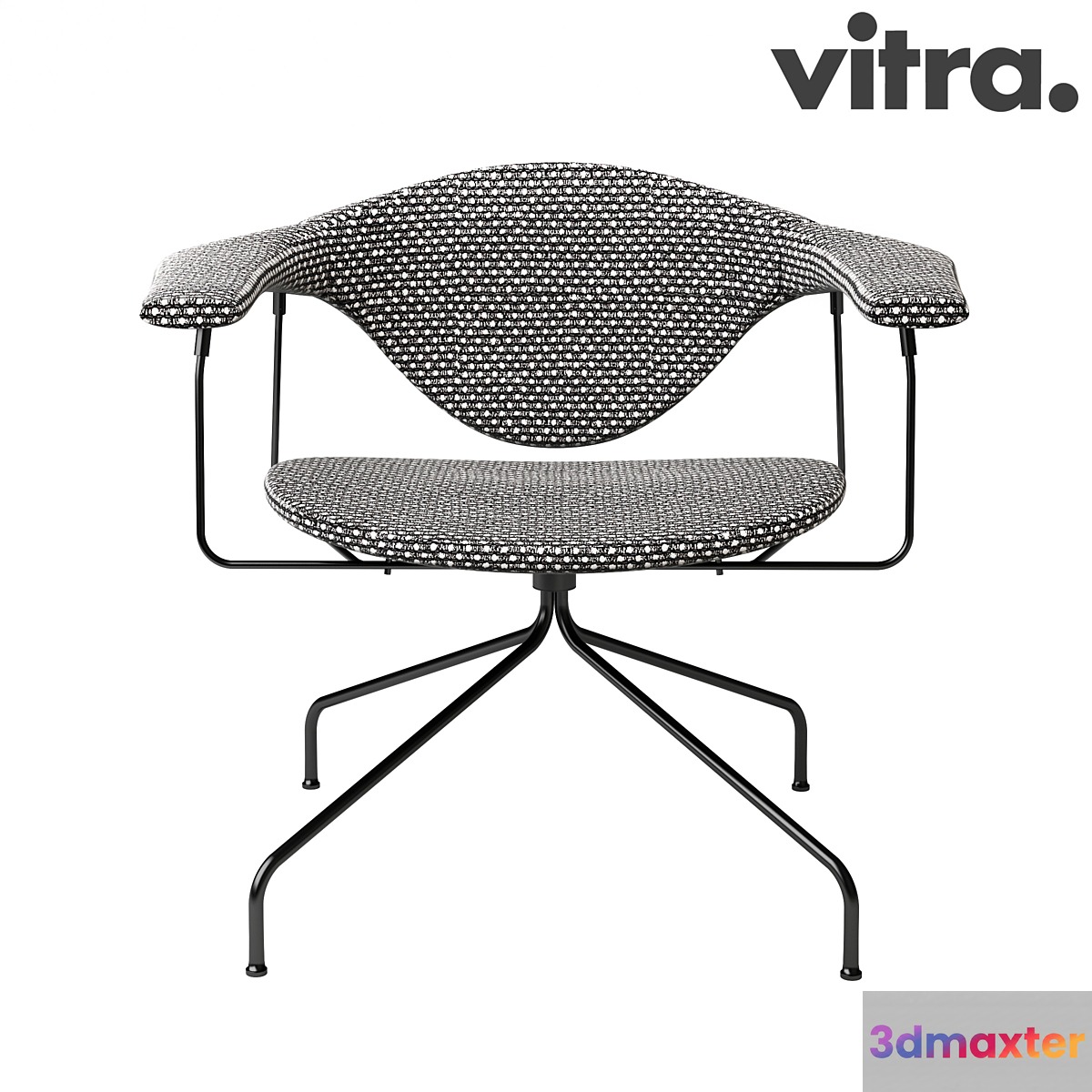 Gubi Masculo Swivel Lounge - No.2 3D Max