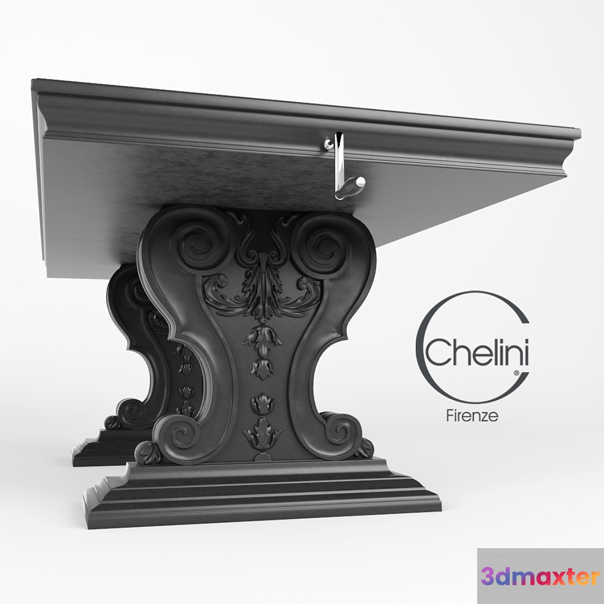 Chelini - Tavolo rettangolare 3D Max