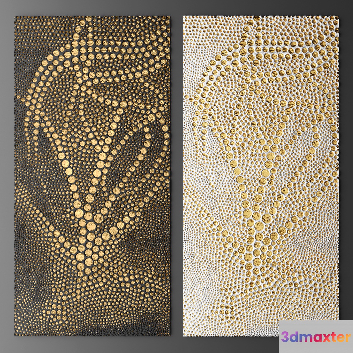 Decor for wall. Panel. 3D - No.4