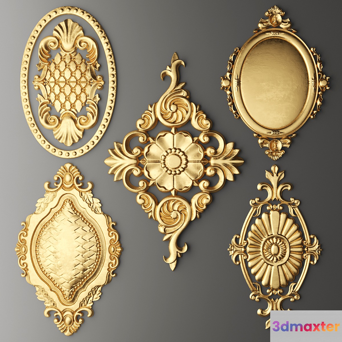 Set stucco decoration