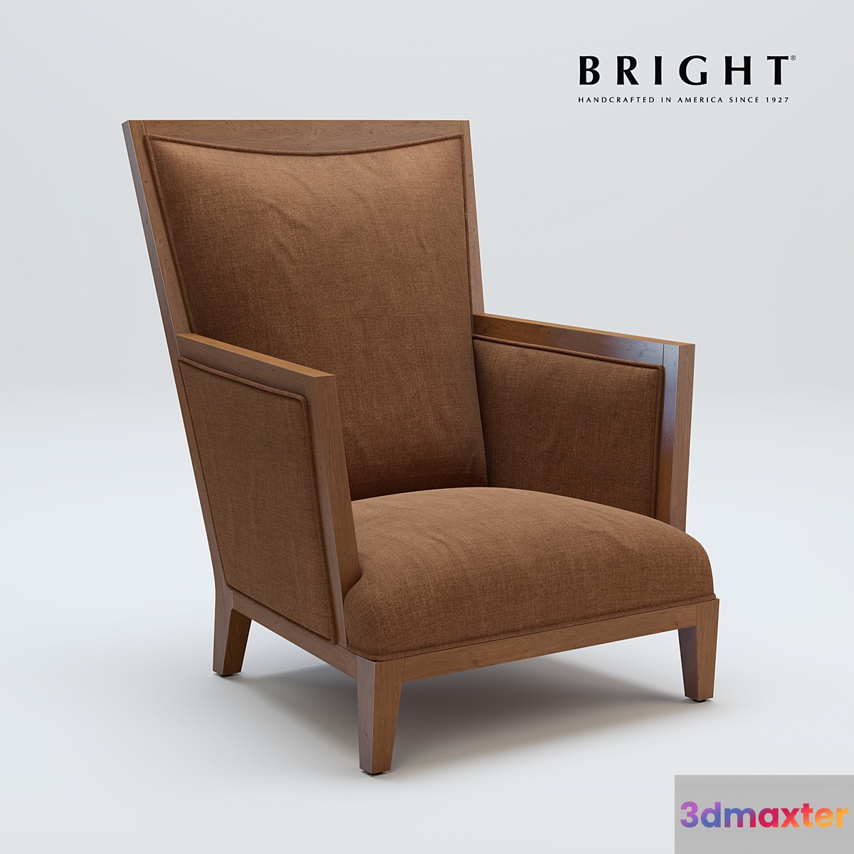 BRIGHT LORIN LOUNGE CHAIR PLAIN - MOD.7200DA 3D Max