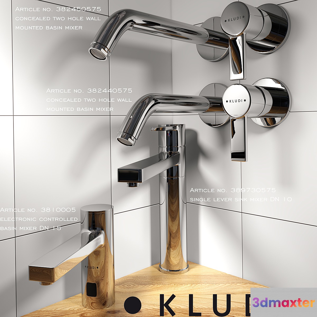 Collection series mixers KLUDI Zenta part 2