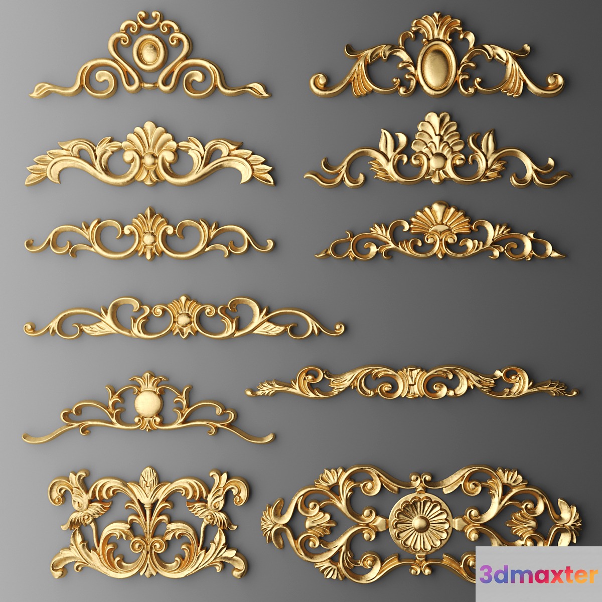 Stucco. Set.