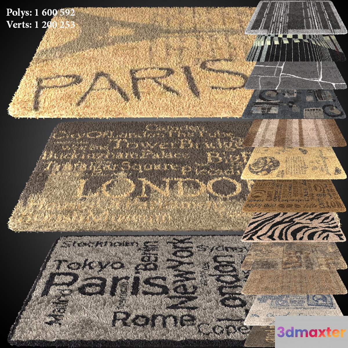 A selection of carpets 1600h2300 (15 pcs.)