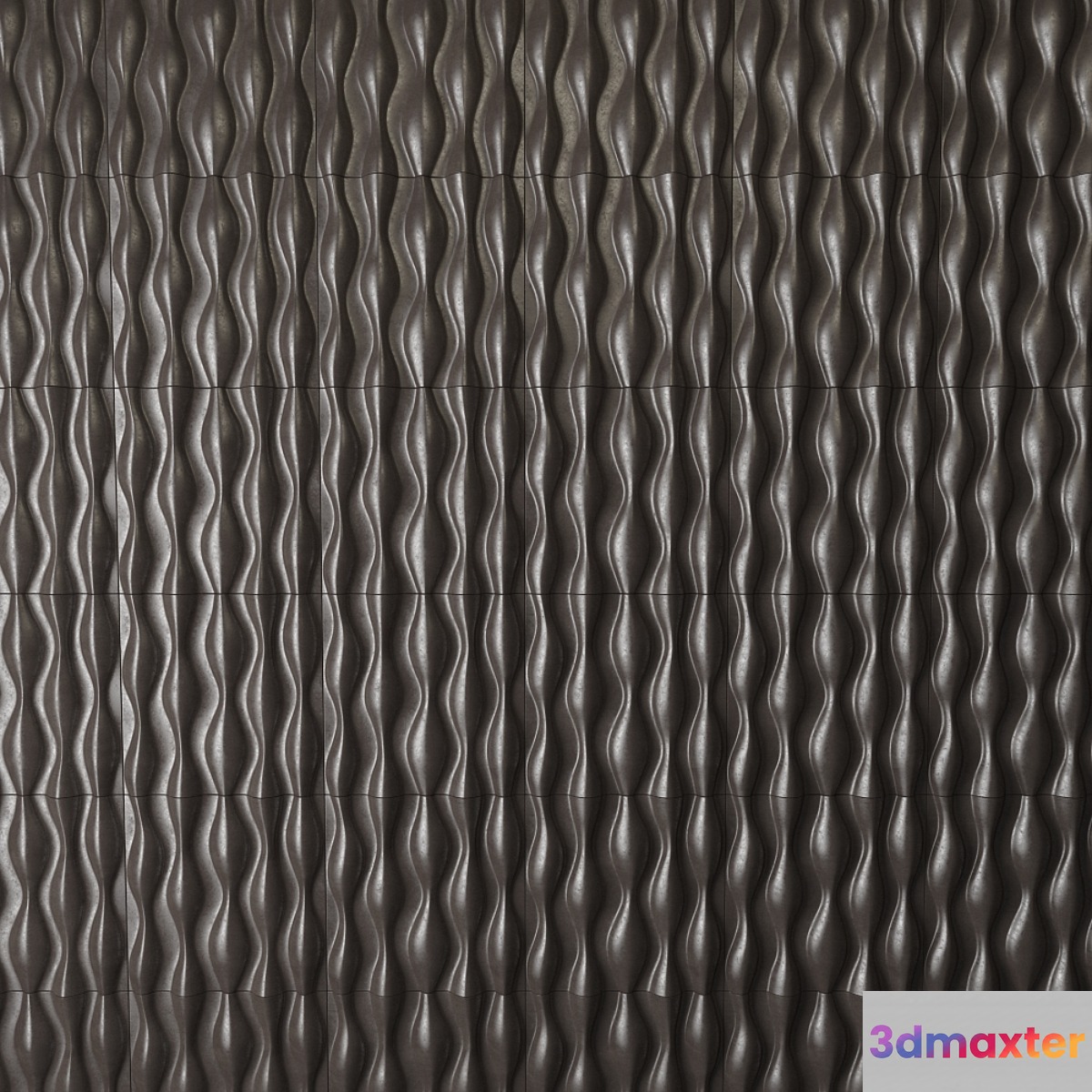 3d panel Drop M-0016 3D Max