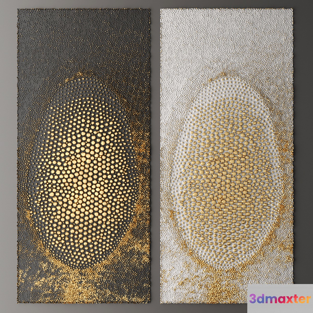 Decor for wall. Panel. 3D - No.58