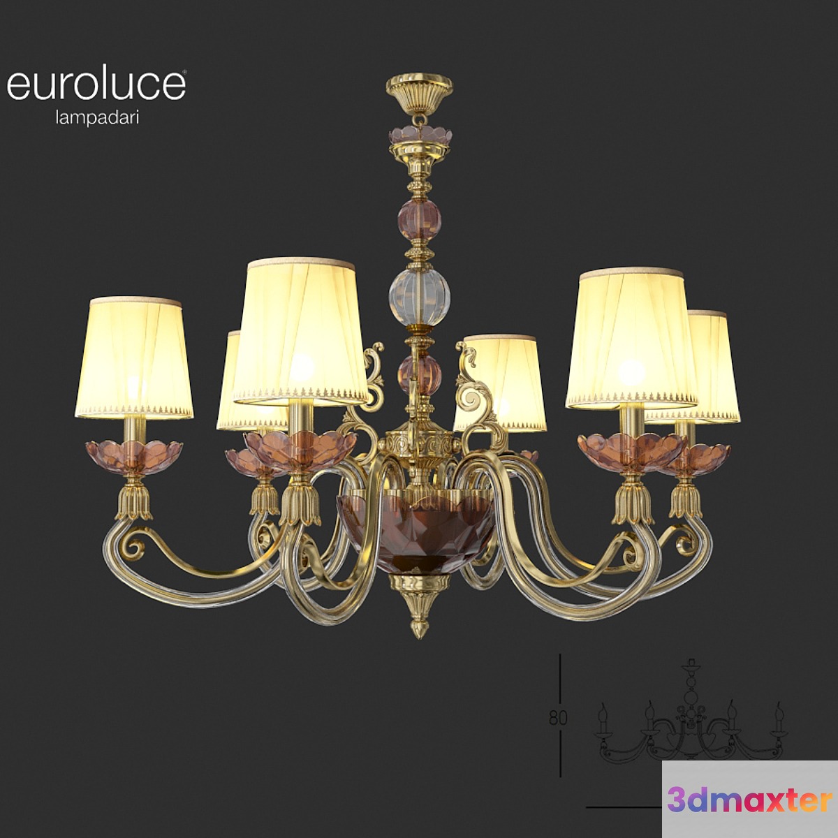 Euroluce Lampadaryi Lyra Shade L6 - No.2