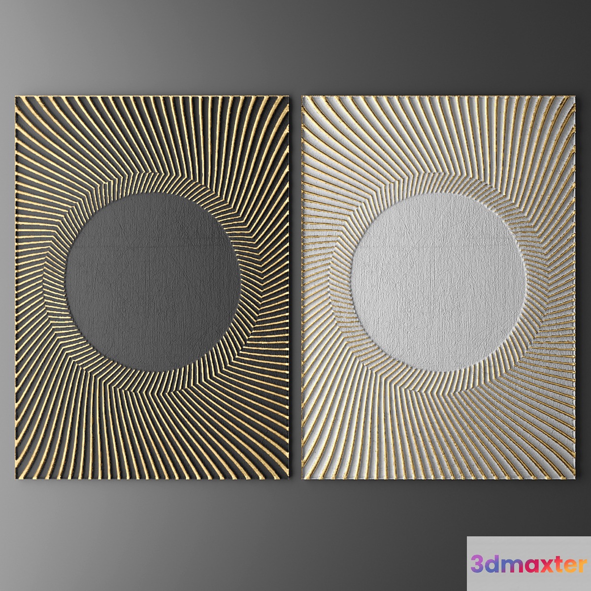 Decor for wall. Panel. 3D - No.42