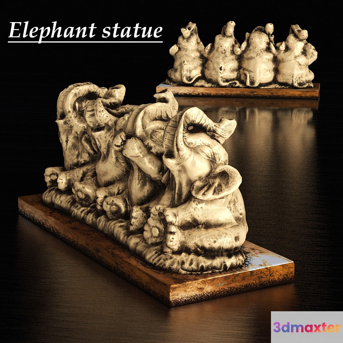 Figurine elephants - No.2