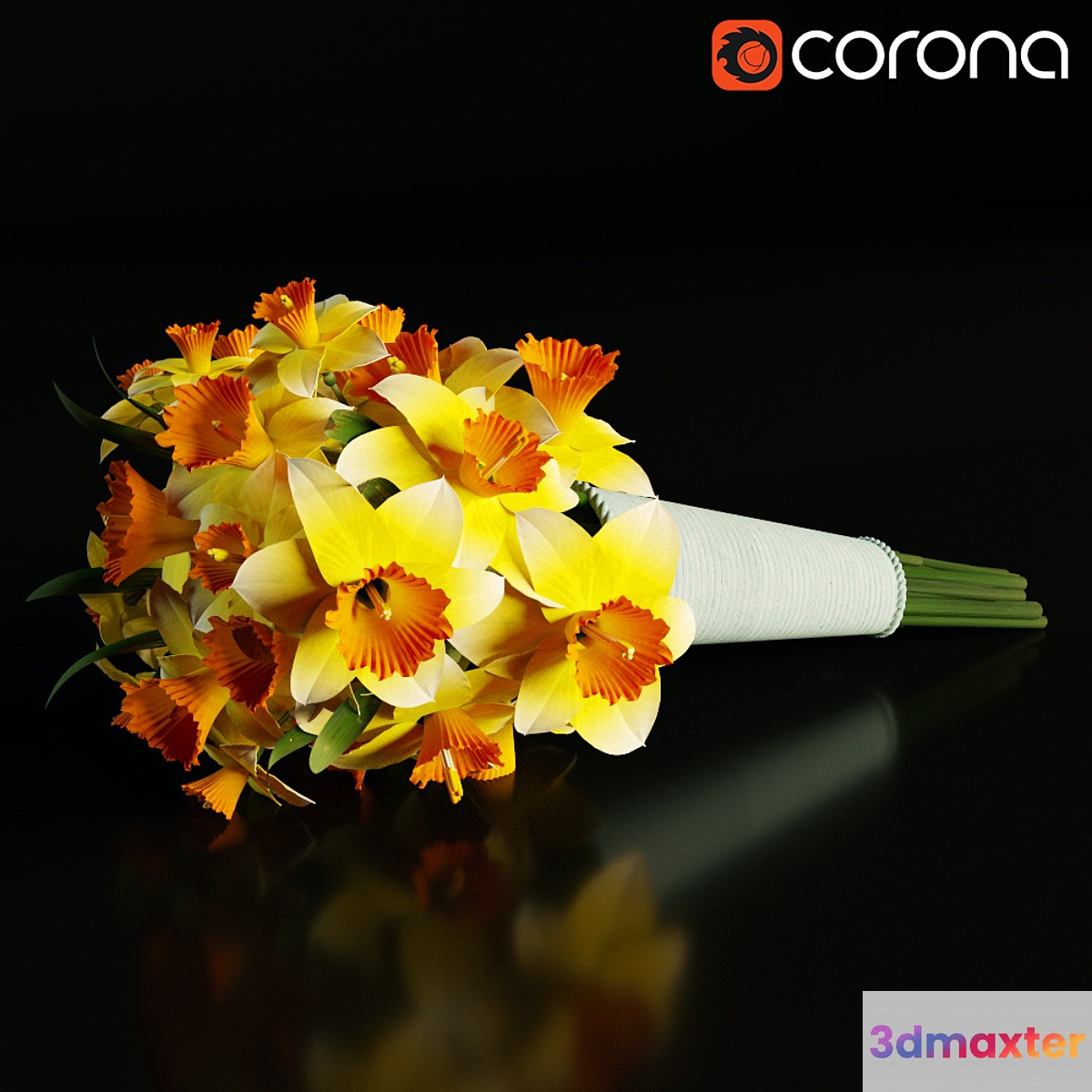 Bouquet of daffodils