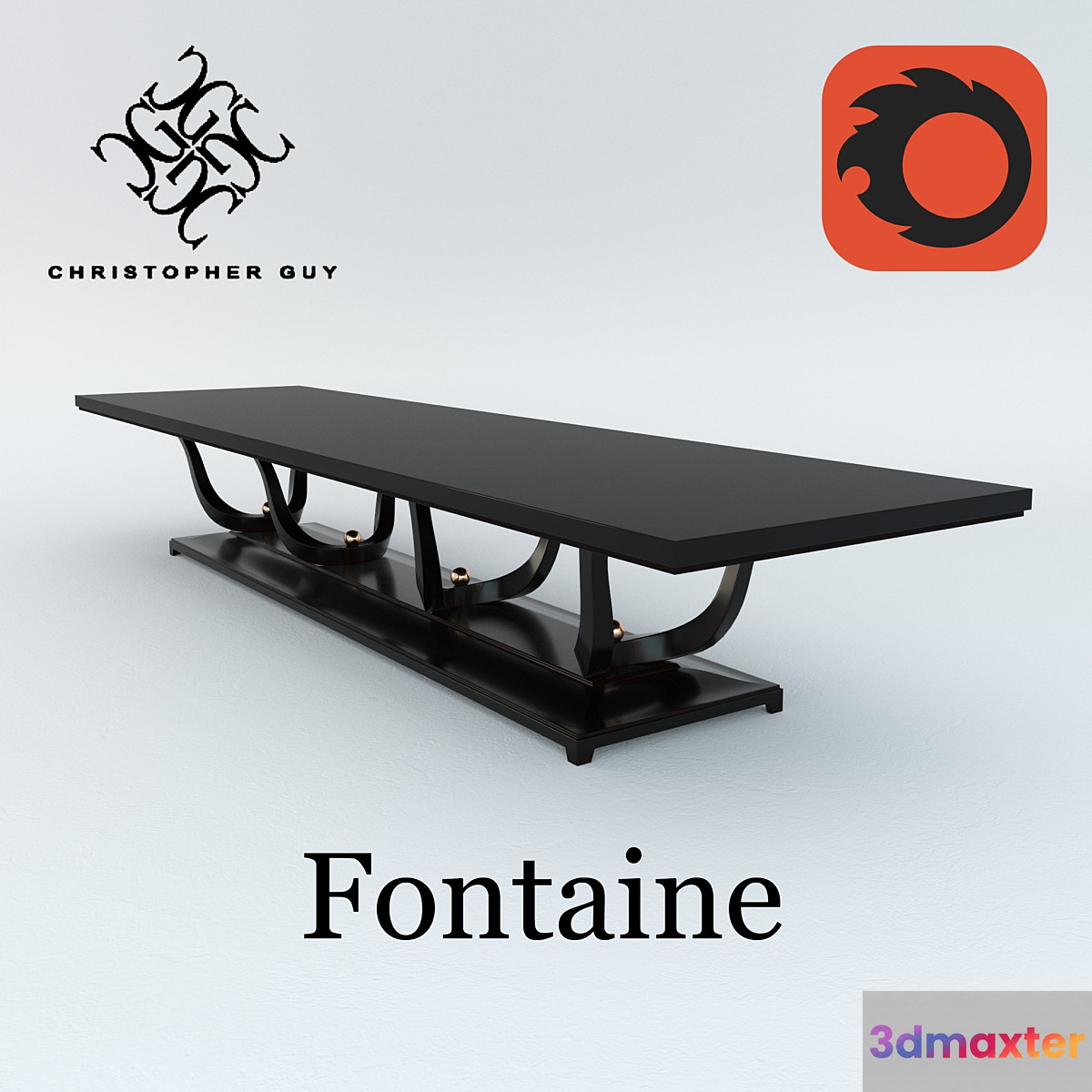 Buffet Christopher Guy FONTAINE 3D Max