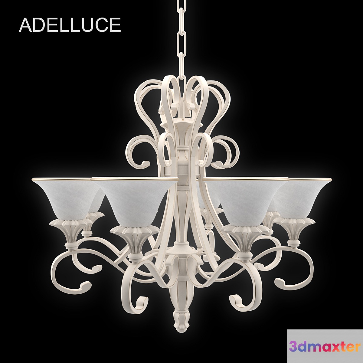 Chandelier ADELLUCE 3D Max