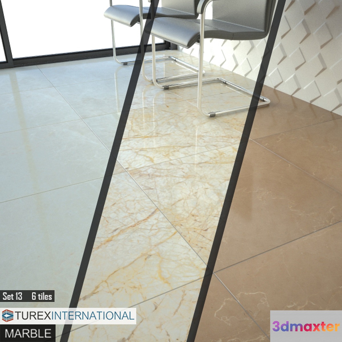 TUREX INTERNATIONAL Marble Tiles Set 13 3D Max