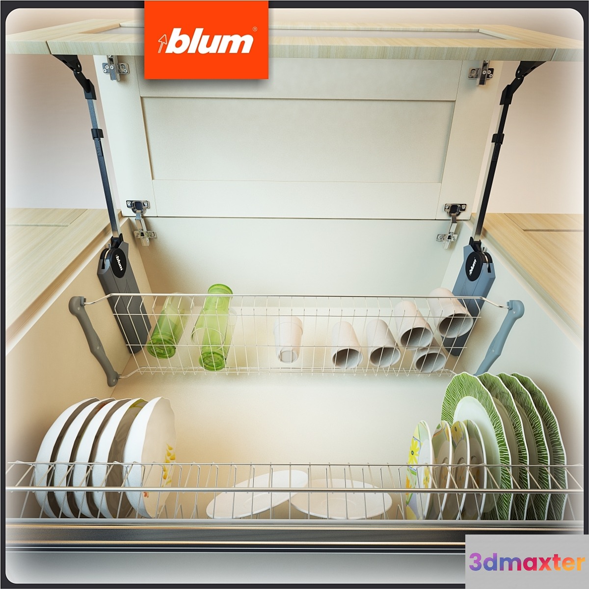 Drying. Lift blum AVENTOS HF.