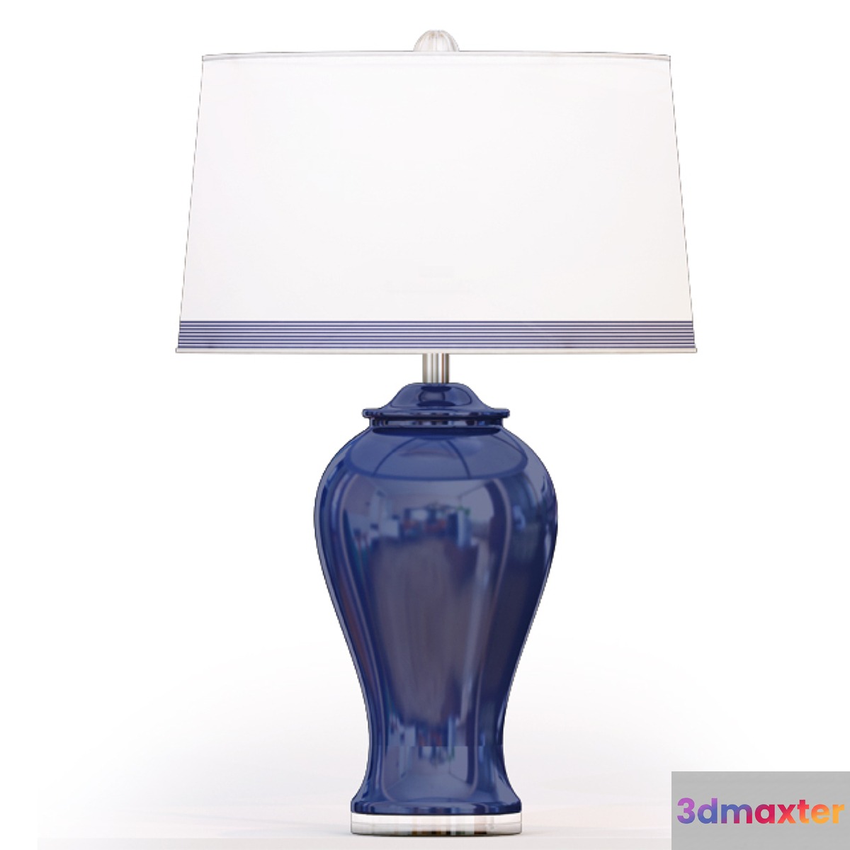 Bassett Mirror Company Hasting Table Lamp in Navy
