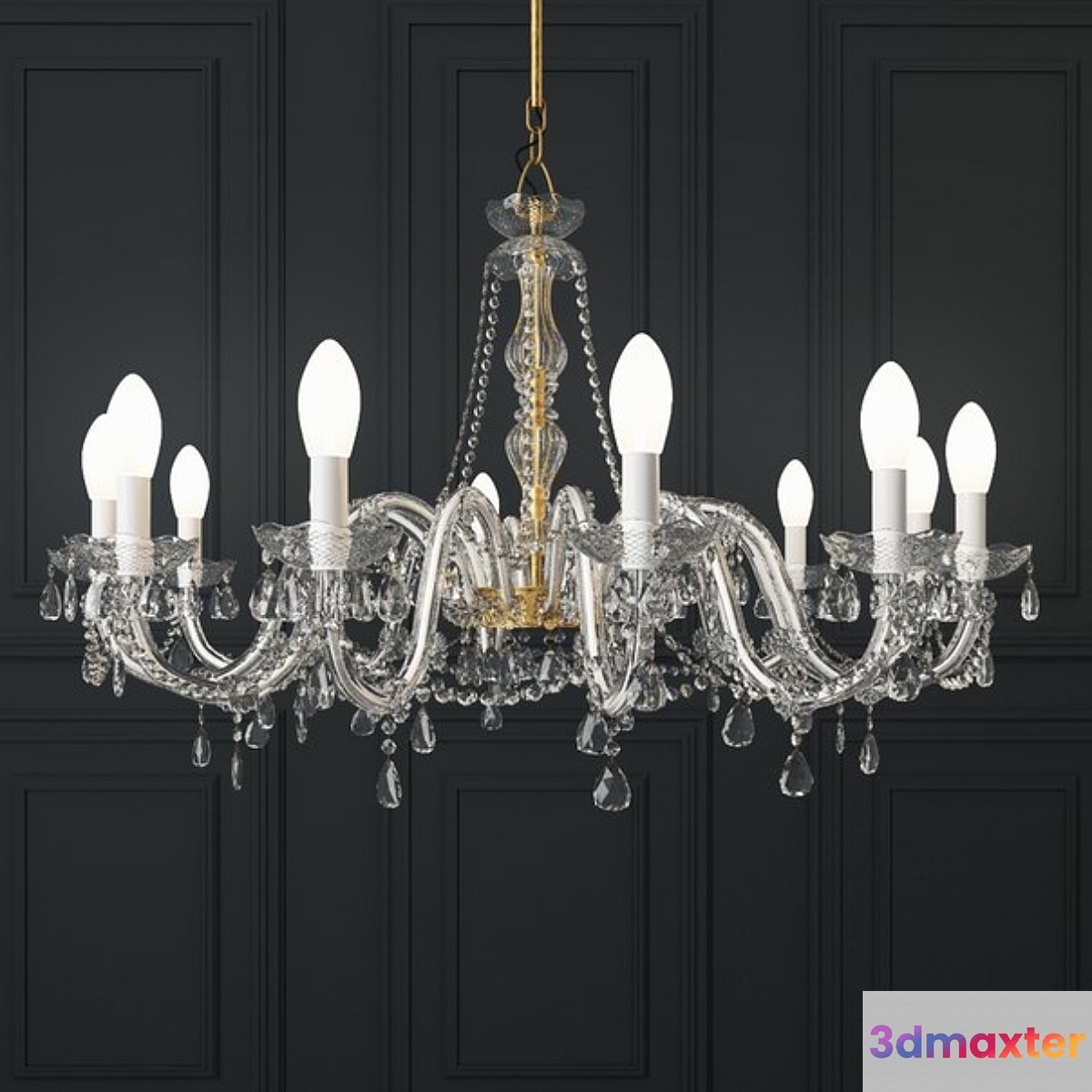 Venetian chandelier Drylight S 12 from the studio 