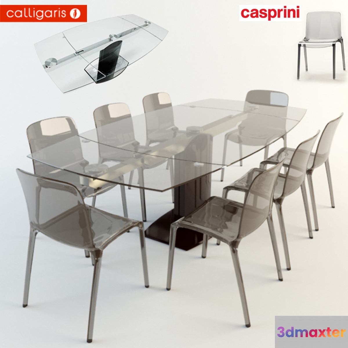Dining table and chairs