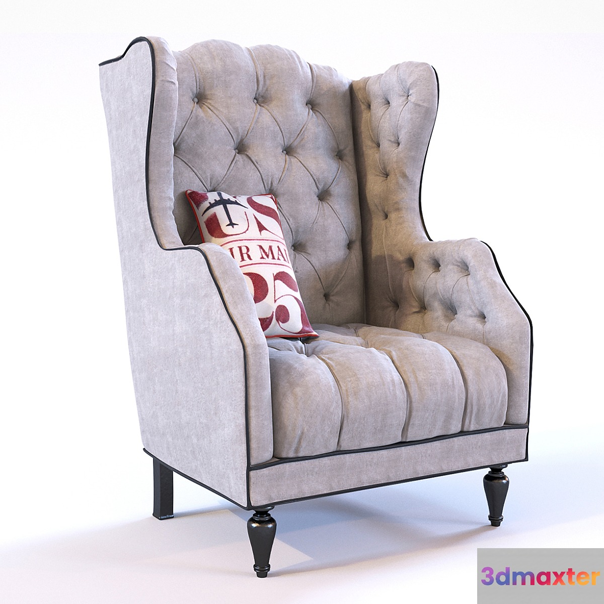 Air Mail Tufted Chair - No.3